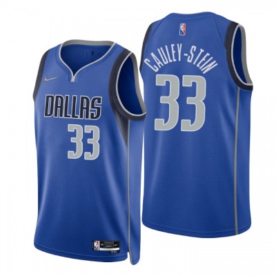 Nike Dallas Mavericks #33 Willie Cauley-Stein Blue Men's 2021-22 NBA 75th Anniversary Diamond Swingman Jersey - Icon Edition Men's